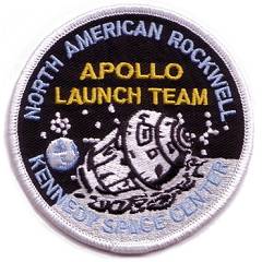 North American Rockwell Apollo Launch Team KSC patch replica