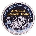 North American Rockwell Apollo Launch Team KSC patch