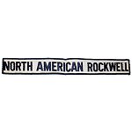 North American Rockwell text back patch