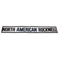 North American Rockwell text back patch