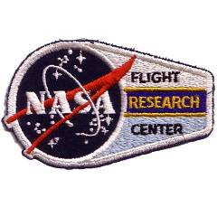 Flight Research Center NASA insignia patch