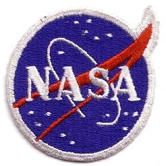 White border NASA vector patch variant 1