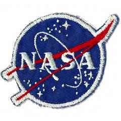 White border NASA vector patch variant 4