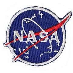 White border NASA vector patch variant 8