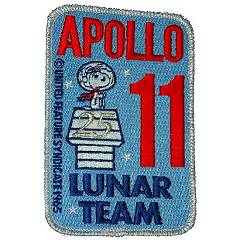 Snoopy Apollo 11 Lunar Team 25 Randy Hunt reproduction patch