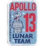 Snoopy Apollo 13 Lunar Team Randy hunt reproduction patch