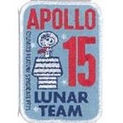 Snoopy Apollo 15 Lunar Team Randy Hunt reproduction patch