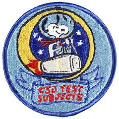 Snoopy CSD Test Subjects patch