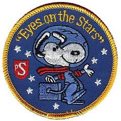 Snoopy Eyes on the Stars PS reproduction patch