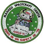 Snoopy Zero In On Safety in 72 Randy Hunt reproduction patch