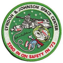 Snoopy Zero In On Safety in 73 Randy Hunt reproduction patch