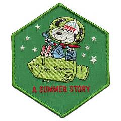 Snoopy Safety A Summer Story Randy Hunt reproduction patch