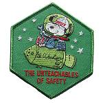 Snoopy The Unteachable of Safety Randy Hunt reproduction patch
