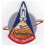 Lion Brothers canvas backed STS-1 patch