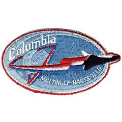 AB Emblem curved text variant STS-4 patch