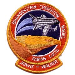 STS-51D Jarvis Walker AB Emblem patch