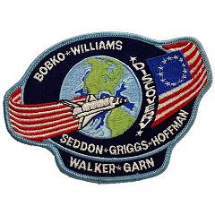 Swissartex later one piece STS-51D patch