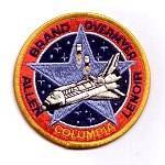 Lion Brothers coated back STS-5 patch