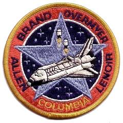 Lion Brothers plastic backed STS-5 patch